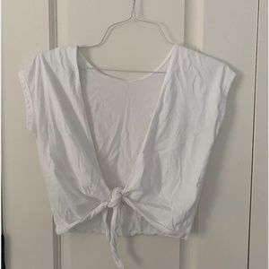 Wildfred White Open Back Shirt
